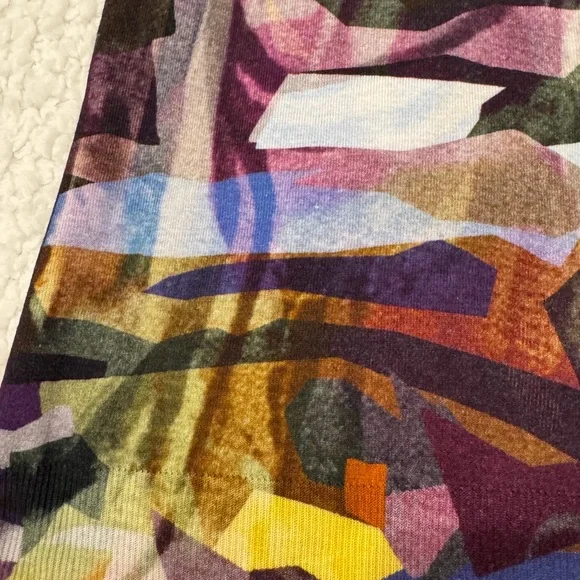 Escada Lavender and Pale Blue Knit Tee - Picture 5 of 9